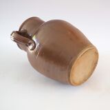 Iridescent stoneware pitcher