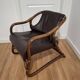Vintage armchair in Manila style, Denmark, 1960s
