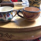 Set of Quimper large cups