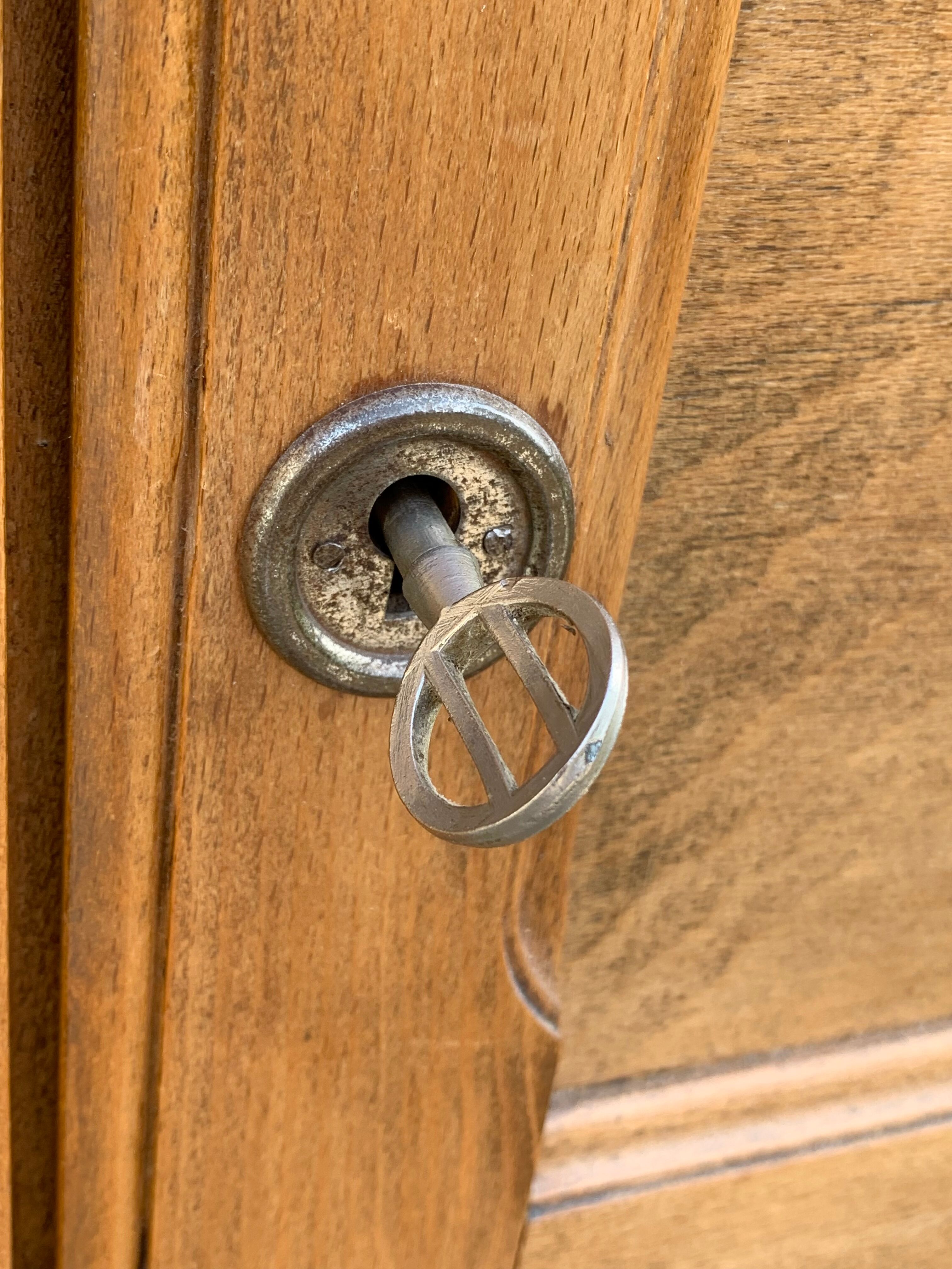 Parisian wardrobe art deco 1930 removable wardrobe beech solid