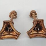 Paire de chandeliers en bronze