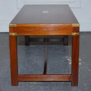 Reh Kennedy Military Campaign Vintage Coffee Table from Harrods London