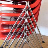 Set of 6 stella fiberglass chairs