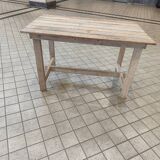 White wooden table