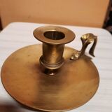 Golden candle holder