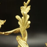 Paire de bougeoirs, style Louis XV, du XIXe