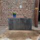 Wall-mounted industrial buffet
