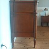 Commode  style Louis XVI merisier tiroirs 3