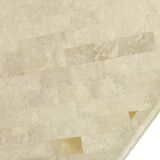 Vintage Octagonal Dining Table Travertine Natural Stone Italy 70s