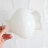 Vintage white opaline glass lampshade 19.5 cm, 4467