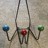 3 ball wall coat rack