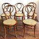 Set of 5 antique Thonet dining chairs model 20, ca. 1890.