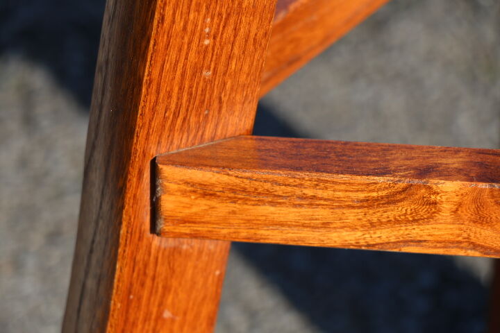 Suite de 3 tabourets scandinave en bois