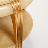 Side table parchment gilding 1930s