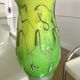 Vase Silviy glass blown Murano varried glass paste object decoration