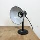 Vintage black enamel table photo lamp, 1950s