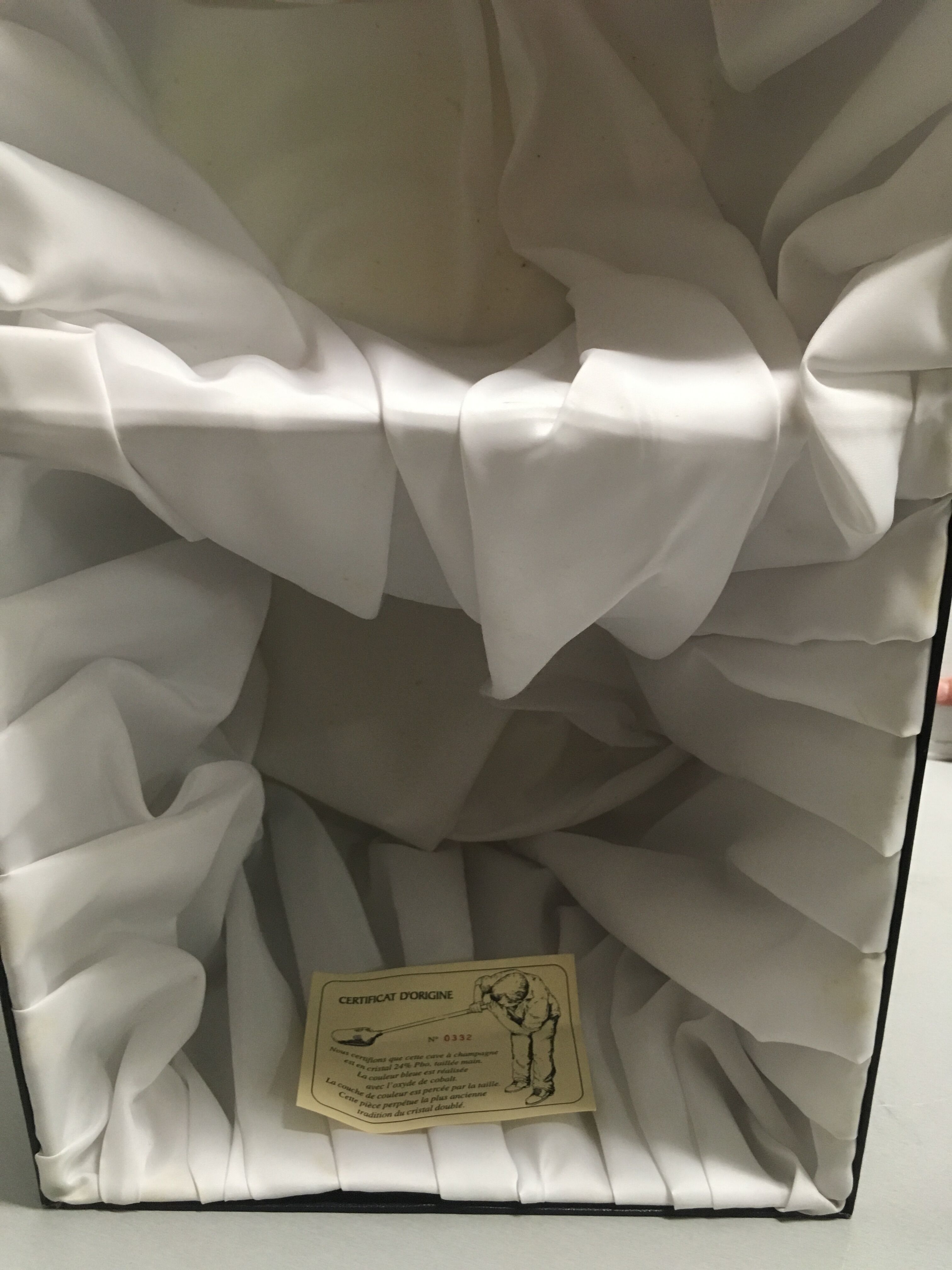 Crystal egg champagne cellar