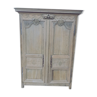 Norman cabinet in stripped-down oak