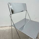 Nuova X Line chair for Magis in chrome, Italy 1980