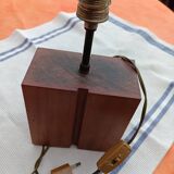 Art Deco solid wood lamp base