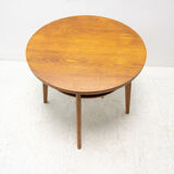 Fully restored oak coffee table, Czechoslovakia, 1960´s
