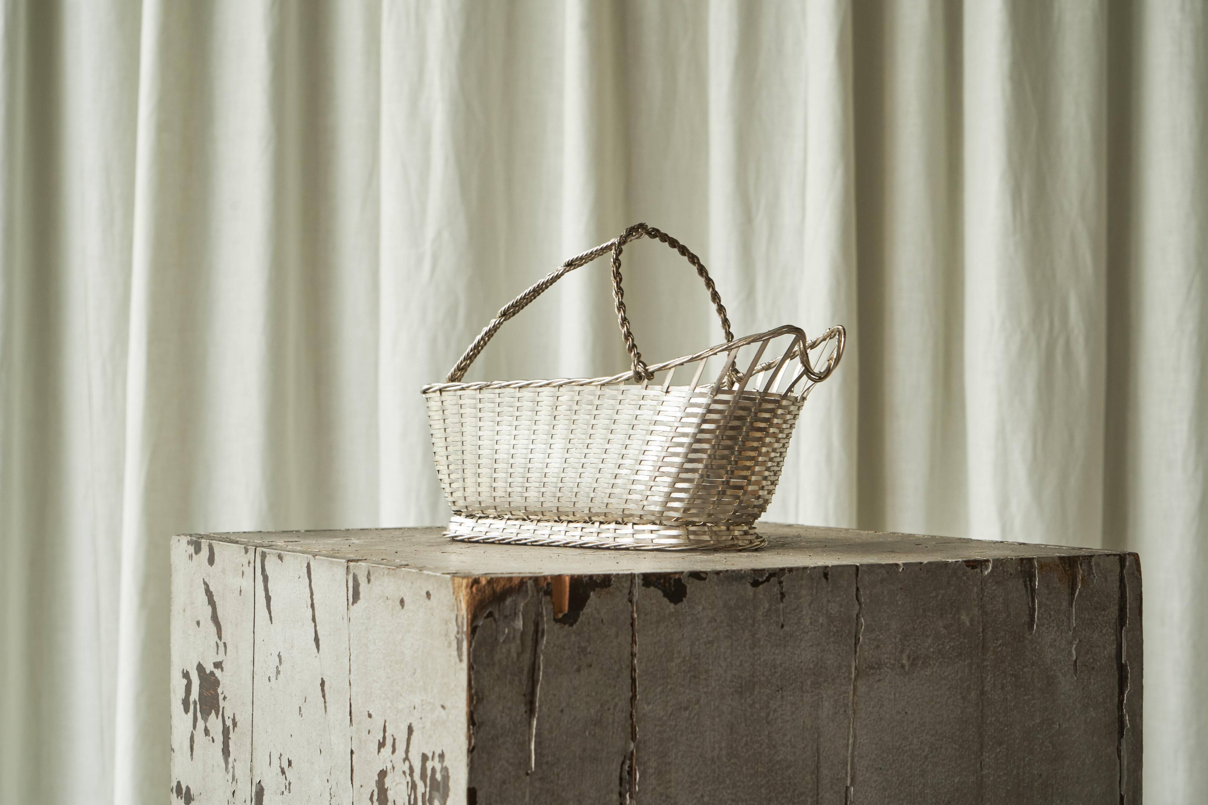 Lino Sabattini for Christofle, silver-plated bottle holder