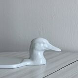 White porcelain foie gras dish