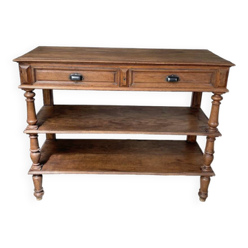 Oak console drapery 1950
