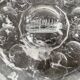 Art Deco molded glass sugar bowl