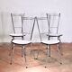 Series of 4 formica chairs