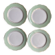 4 assiettes plates L'amandinoise