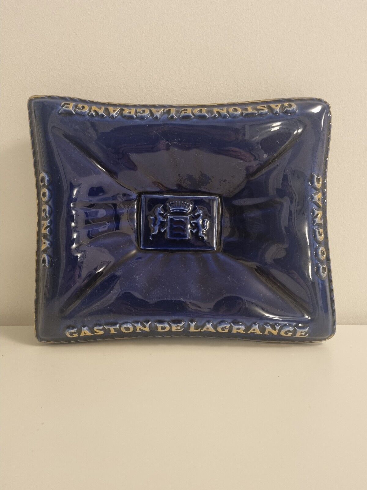 Former Cognac Gaston de Lagrange counter ashtray