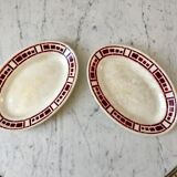 Duo of raviers Badonviller model "Barbizon" 30s