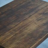 Bureau / Dining table in oak with Danish baroque inspiration and twisted legs, 1900s.