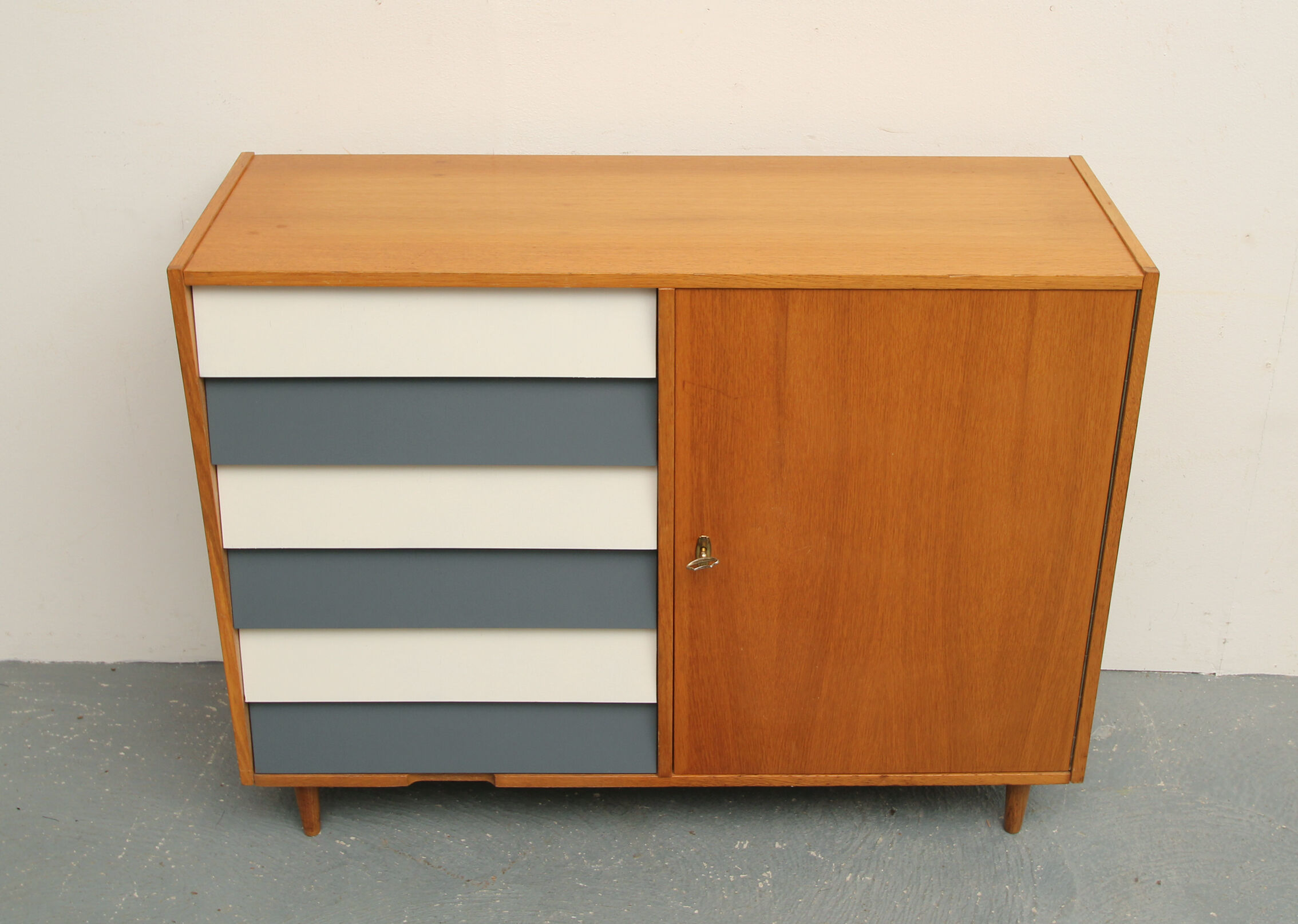 1950s commode in oak
