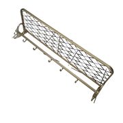 Coat rack in gold aluminum from the 50s and 60s