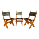 Dutch chairs by Bram Sprij, 1960s, set of 3