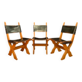Dutch chairs by Bram Sprij, 1960s, set of 3