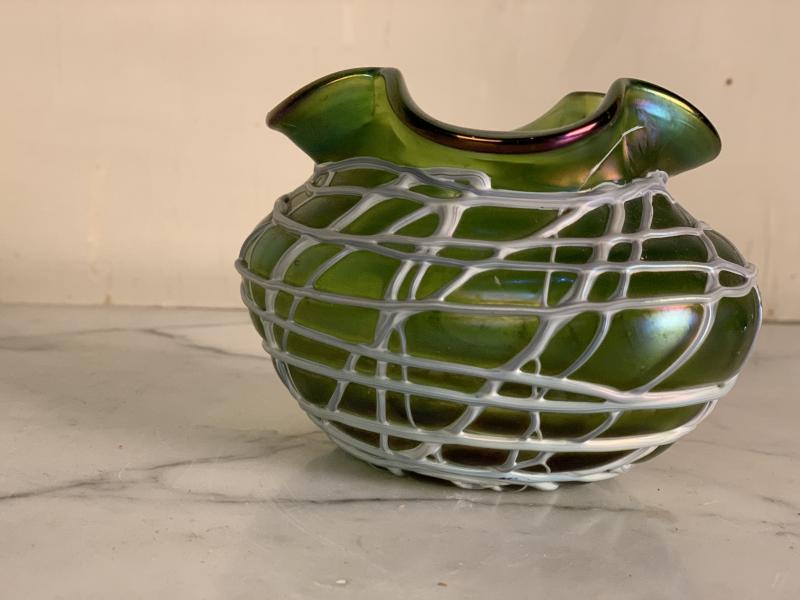 Vase in colored glass