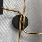 Pair of wall sconces 1950s style Arlus Lunel