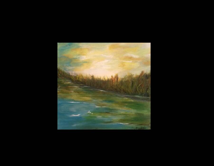 Landscape painting, original signed work