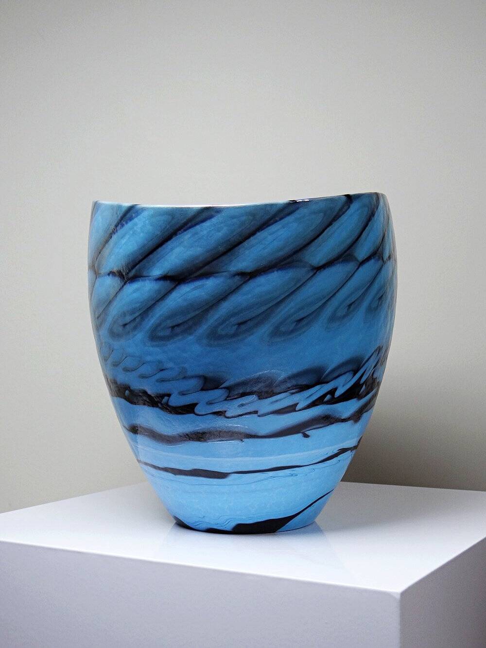 Centrepiece, bowl or large glass bowl from Murano "Yourmurano" handmade.