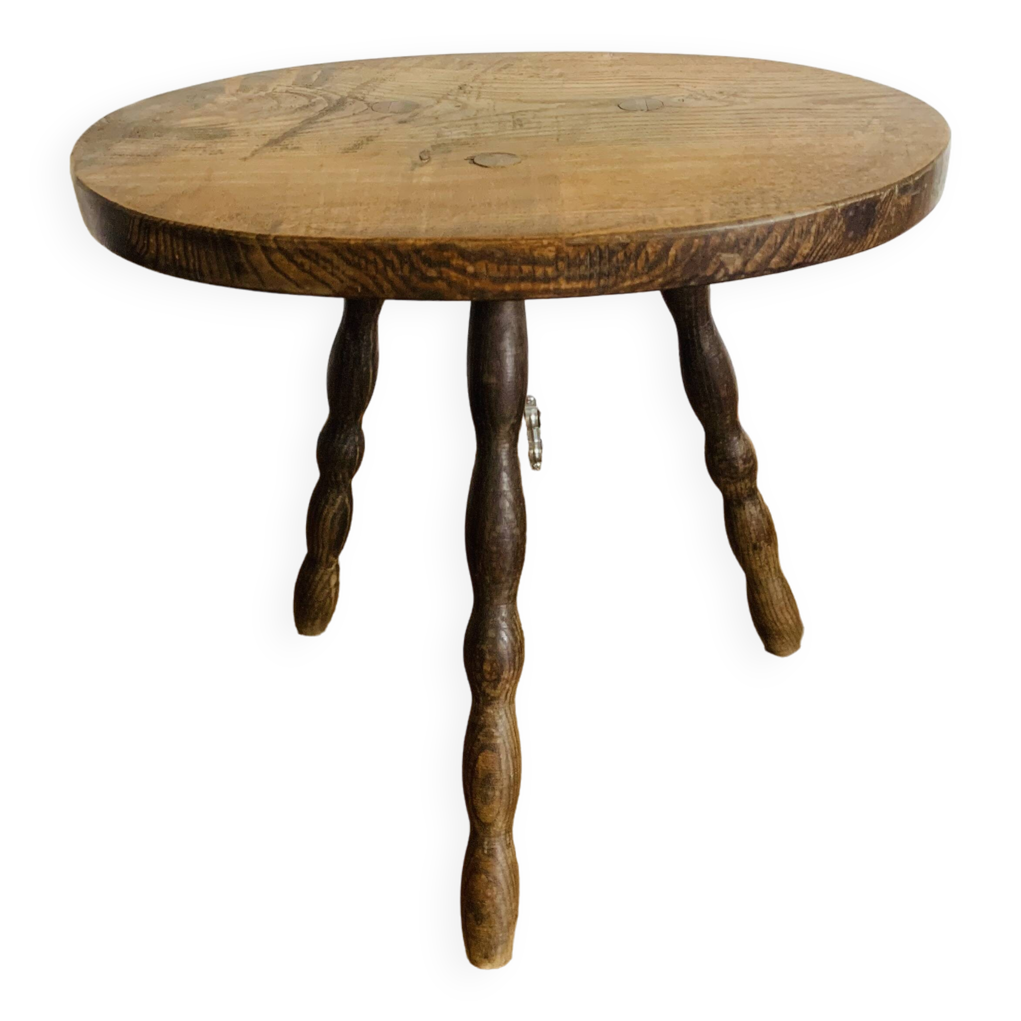 Oval side coffee table