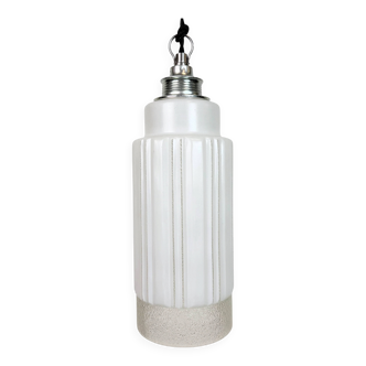 Vintage Glass Ceiling Light, 1970s