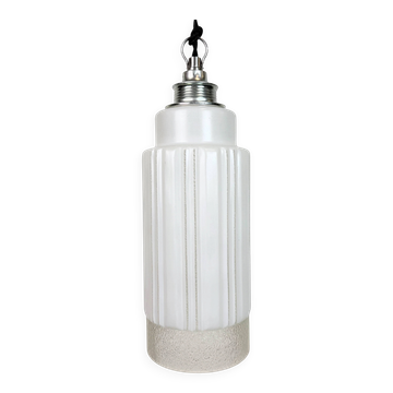 Vintage Glass Ceiling Light, 1970s