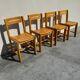 4 designer chairs attributed to André Sornay from the 60s