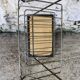 Side table / storage for vinyl top faux leather vintage 60s