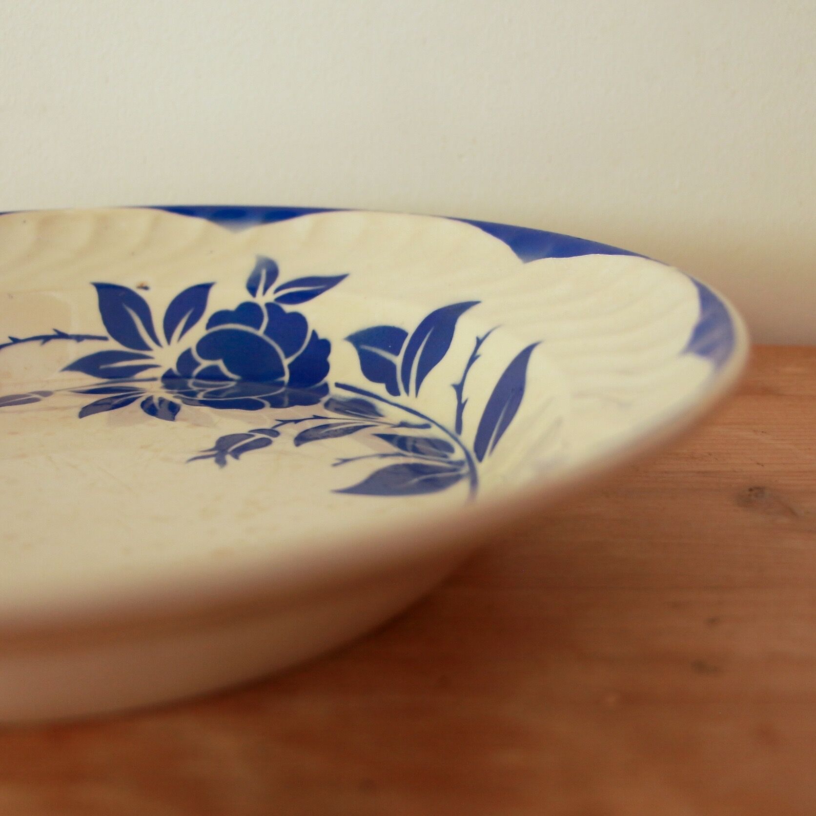 Digoin Corsica Bleu hollow dish
