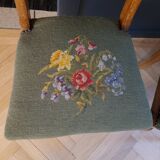 Canvas upholstered chairs