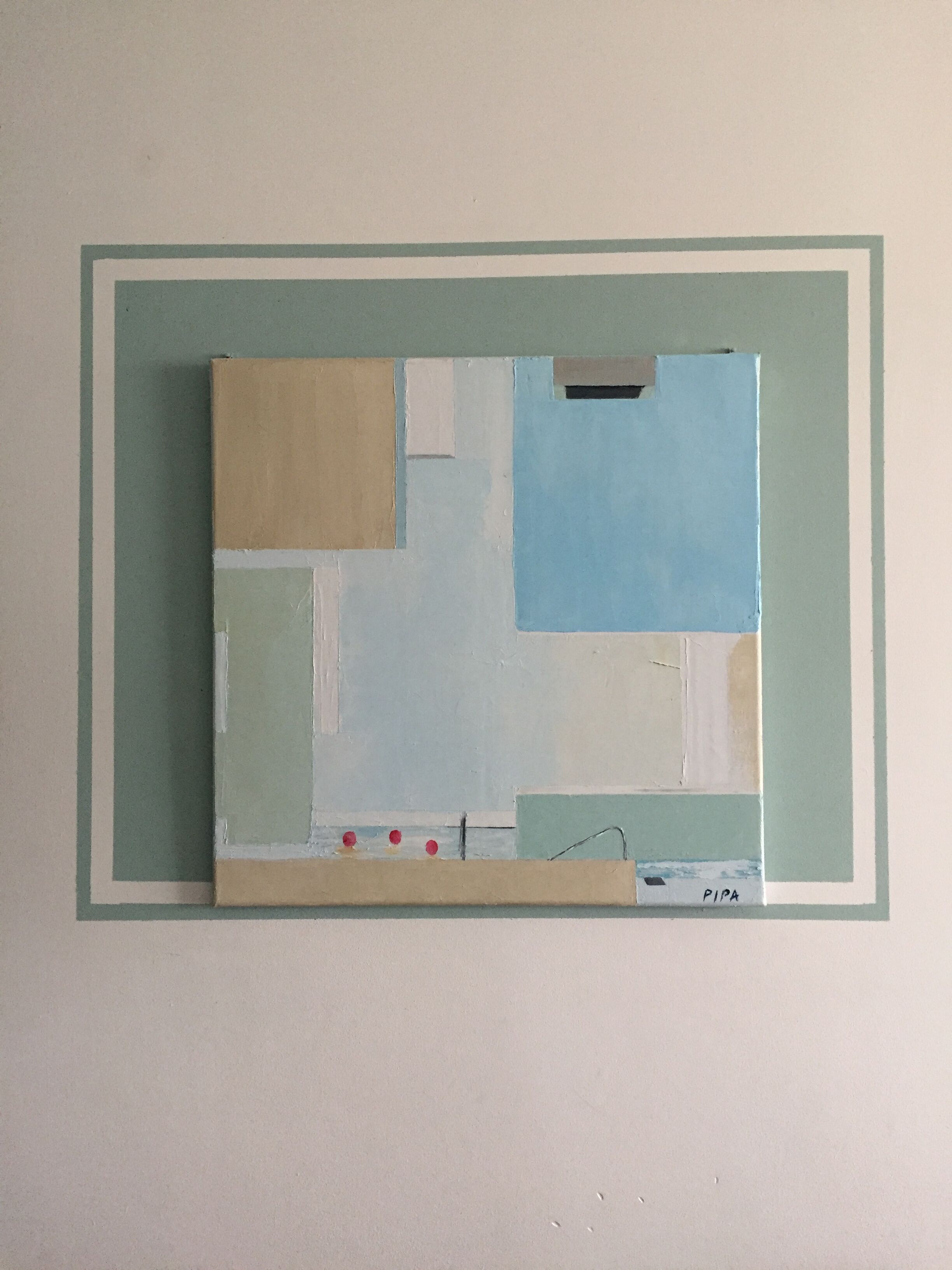 Tableau/ peinture de la piscine "les bains de Docks" au Havre